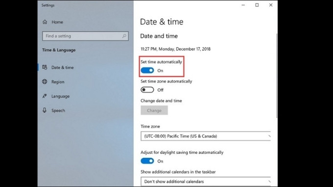 Cách chỉnh ngày giờ trên máy tính Win 11