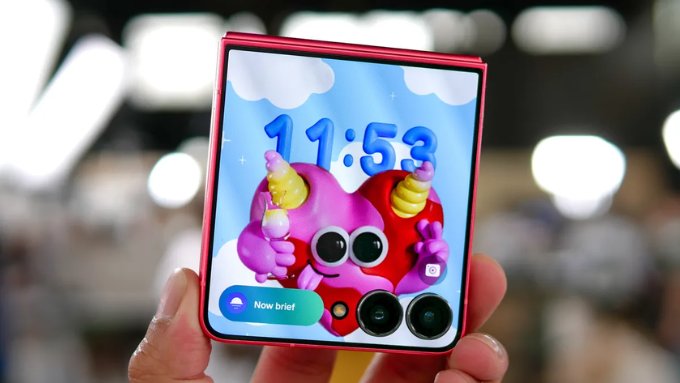 Màn hình phụ của Galaxy Z Flip 7