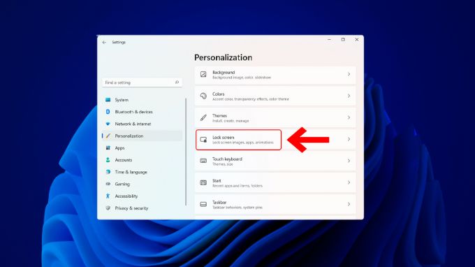 Cách đổi hình nền màn hình khóa Win 11