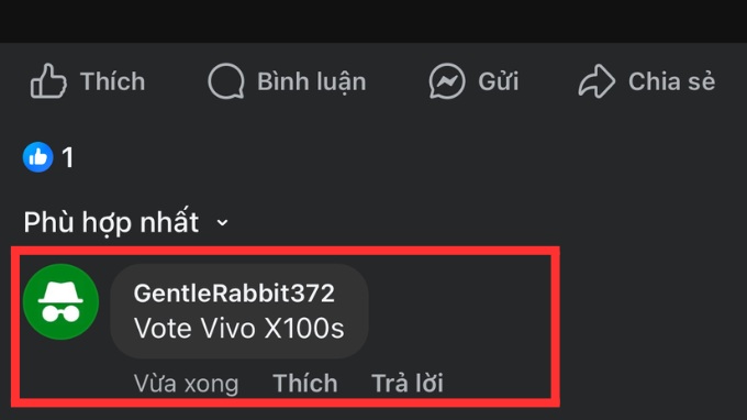 Cách bình luận bằng biệt danh trên Facebook