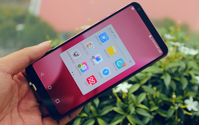 Màn hình LG G6 rất bắt mắt nhờ công nghệ Dolby Vision và HDR10
