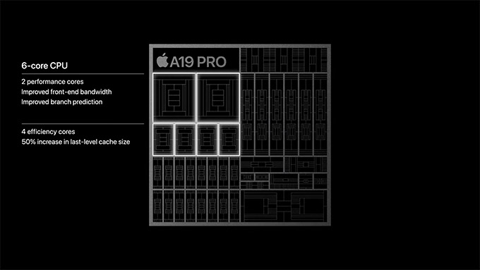 iPhone 17 trang bị chip A19 và A19 Pro hiệu suất mạnh mẽ