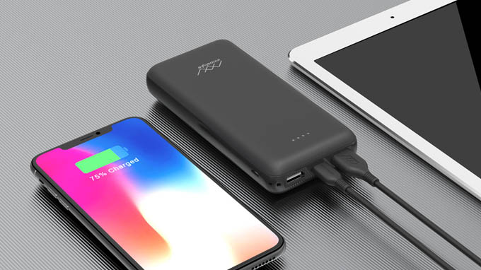 Sạc dự phòng Innostyle có đầy đủ các loại cổng kết nối