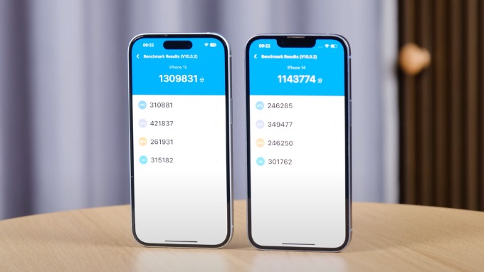 Khác biệt về hiệu năng