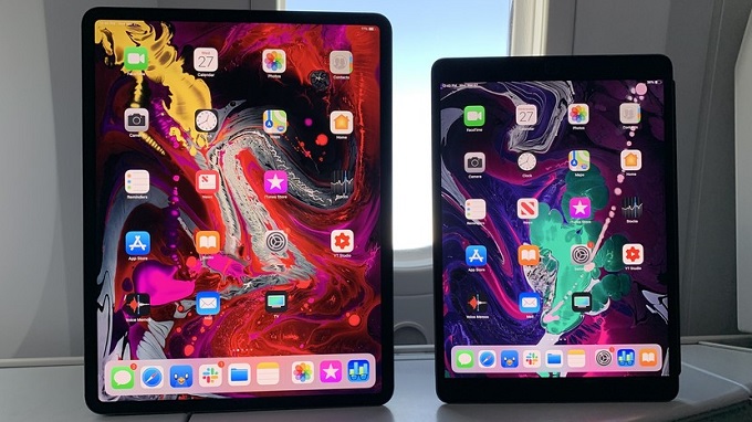 iPad Air 3 nhỏ gọn hơn iPad Pro