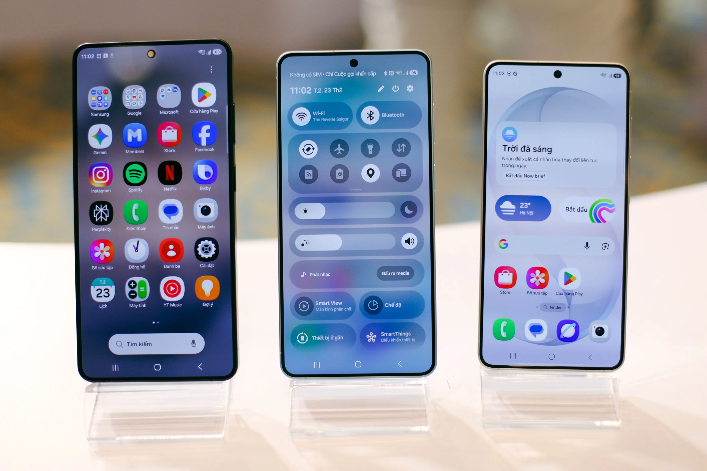 Giao diện của smartphone mới nhà Samsung