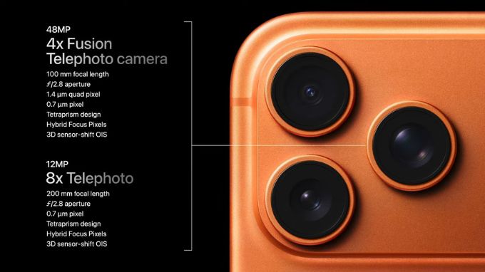 iPhone 17 Pro Max 1TB sở hữu camera nâng cấp