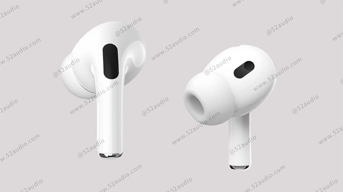 Tai nghe AirPods Pro 2 vẫn được giữ nguyên các đường nét thiết kế