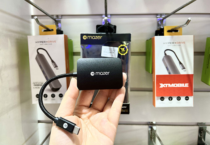 Cổng chuyển đổi Mazer USB-C 4-in-1 HUB (M-UC2MULTI4040)