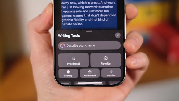 Hỗ trợ loạt tính năng Apple Intelligence thông minh