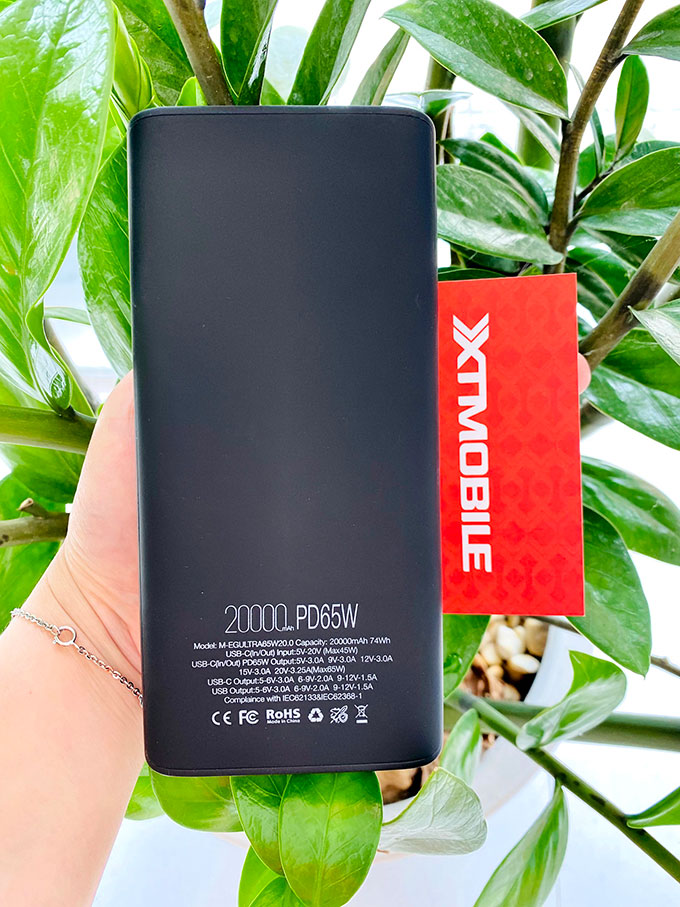 Pin sạc dự phòng Mazer Infinite.BOOST ULTRA.POWER PD65W Laptop Portable Charger
