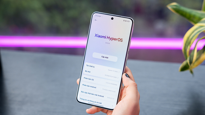 Xiaomi 15 Ultra 512GB gây ấn tượng với cấu hình mạnh mẽ