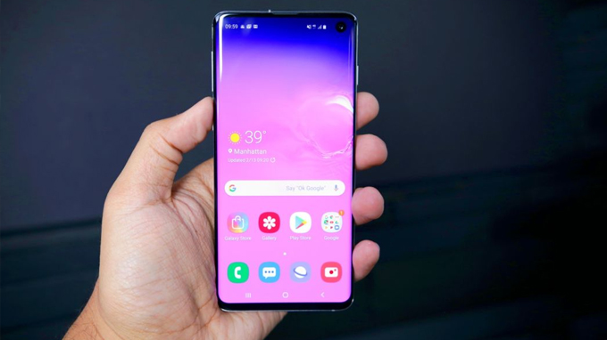 Galaxy S10 phiên bản Hàn Quốc, chipset được trang bị là Exynos 9820 mới nhất
