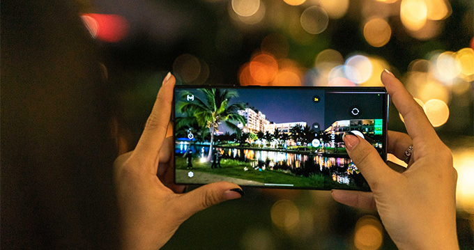 Galaxy S23 Ultra 8GB 256GB cũ được nâng cấp khả năng chụp đêm