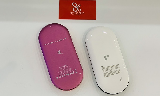 MiPow Power Cube X3 1000 Lightning có cổng vào USB Type C