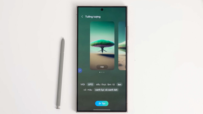 Màn hình Samsung Galaxy S24 Ultra 512GB cũ hiển thị mượt mà
