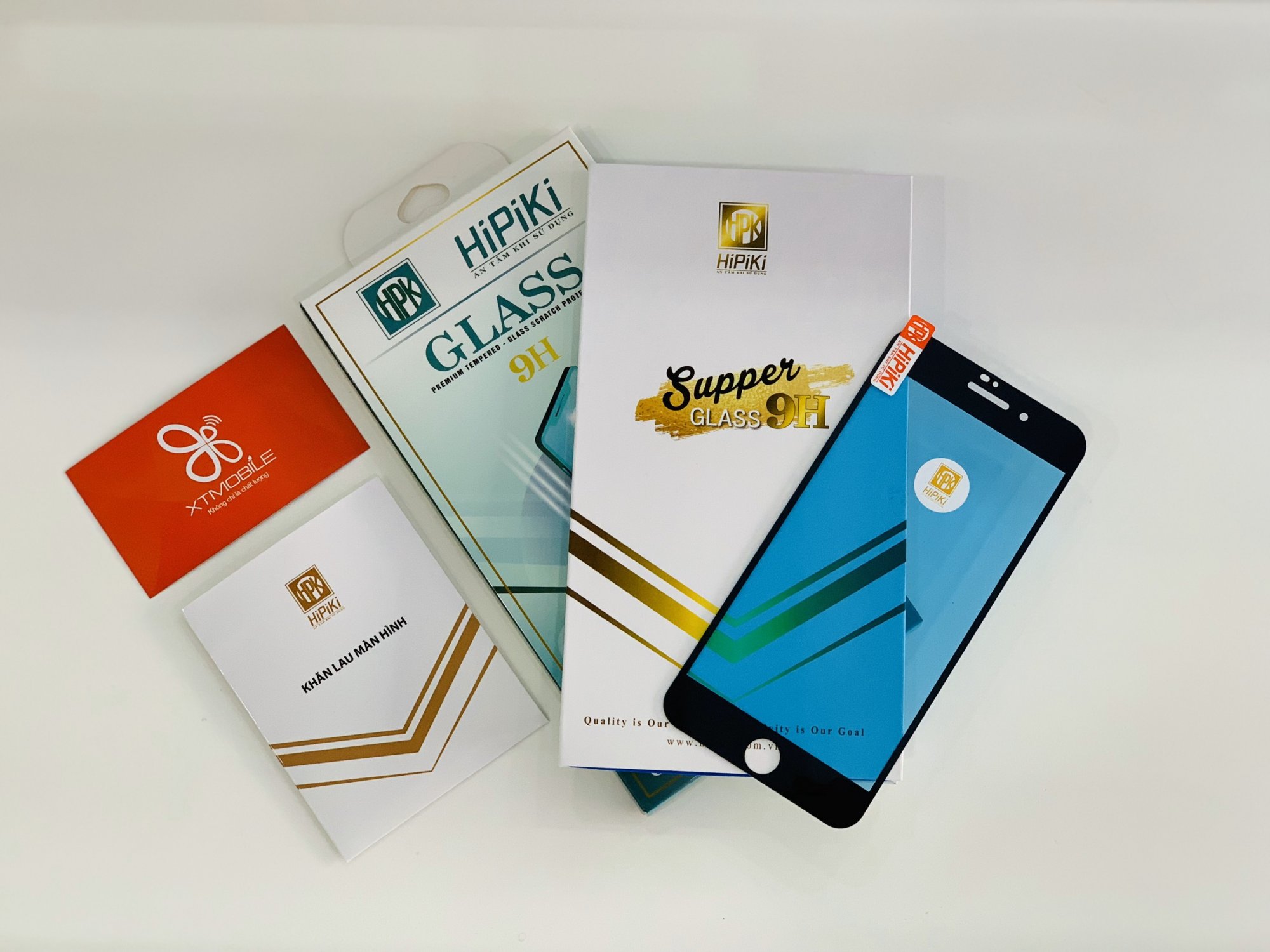 dán cường lực HiPiKi 2.5D bảo vệ tối đa điện thoại của bạn khỏi mọi tác động xấu