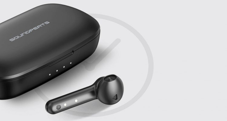 Tai nghe Soundpeats TrueBuds tích hợp sạc dự phòng 2600mAh