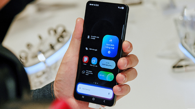 Samsung S25 Edge 512GB có giao diện đơn giản