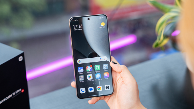 Màn hình của Xiaomi 15 Ultra 512GB sắc nét
