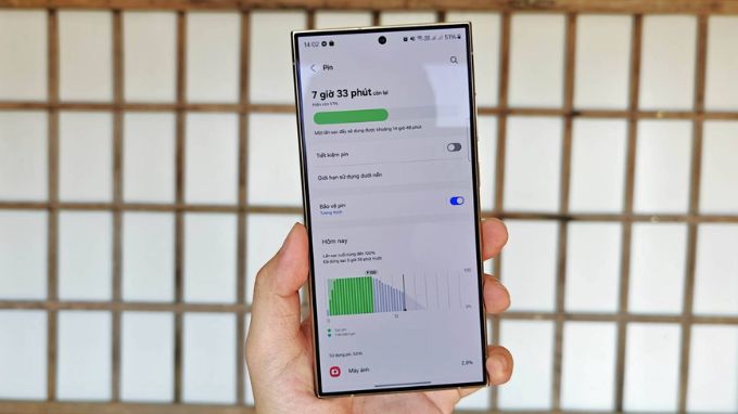 Thời lượng pin của Galaxy S24 Ultra 256GB Việt Nam cũ