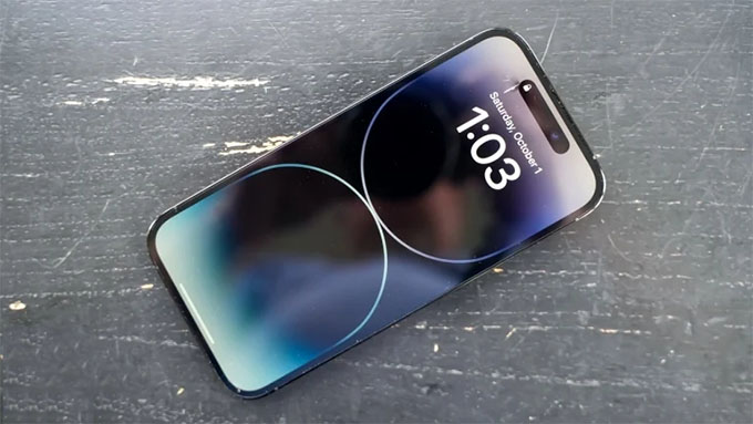 Màn hình iPhone 14 Pro 1TB cũ 97% hiển thị sắc nét