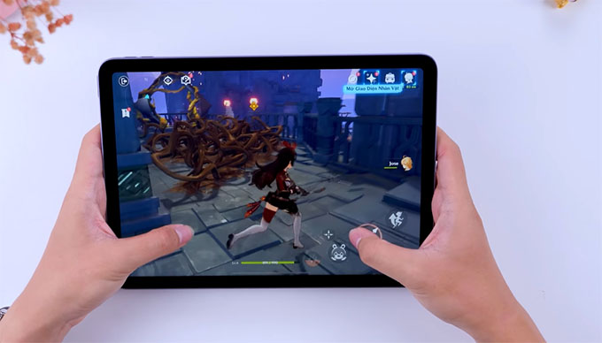iPad Air 5 256GB với chip xử lý M1 đáp ứng tốt trải nghiệm chơi game