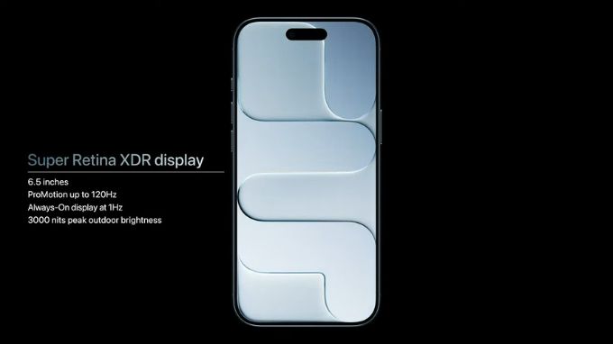 Màn hình Super Retina XDR 120Hz đỉnh cao