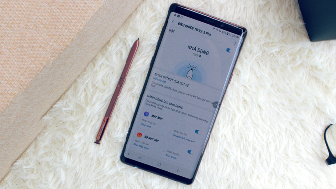 Bút S-Pen có khả năng điều khiển từ xa, cho trải nghiệm tuyệt vời 