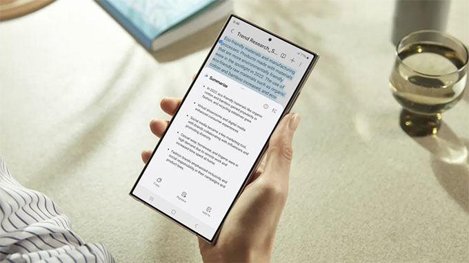 Samsung S24 Ultra 1TB hỗ trợ nhiều tính năng AI hấp dẫn