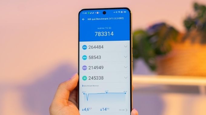hiệu năng của Realme 15 5G