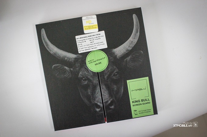 Cường lực cường lực chống nhìn trộm Mipow Kingbull HD for iPhone Xs Max/ iPhone 11 Pro Max