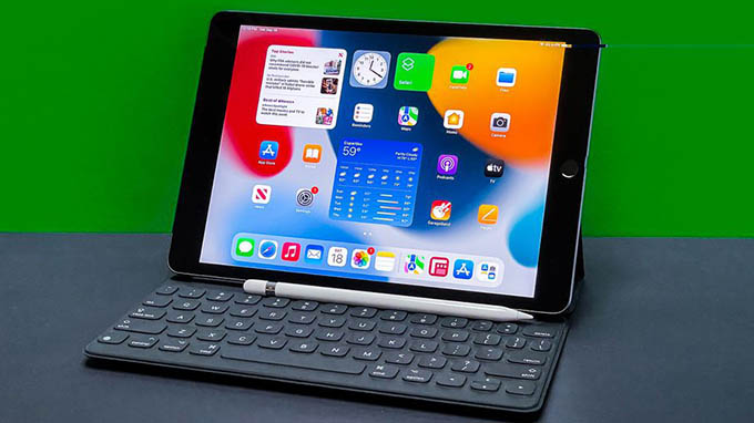 iPad Gen 9 64GB 4G kết nối bàn phím tương tự máy tính