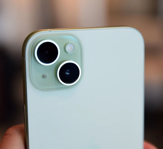 Camera iPhone 15 Plus với độ phân giải lên đến 48MP