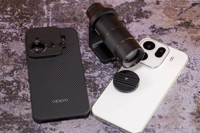 Oppo Find X9 Pro đi kèm với bộ chuyển đổi tiêu cự Hasselblad: Phụ kiện chụp ảnh chuyên nghiệp