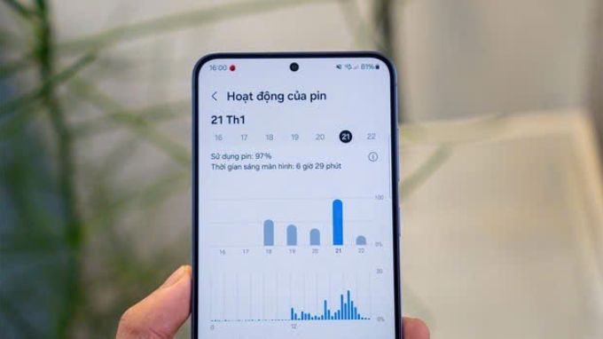 Viên pin dung lượng lớn, sạc nhanh tiện lợi