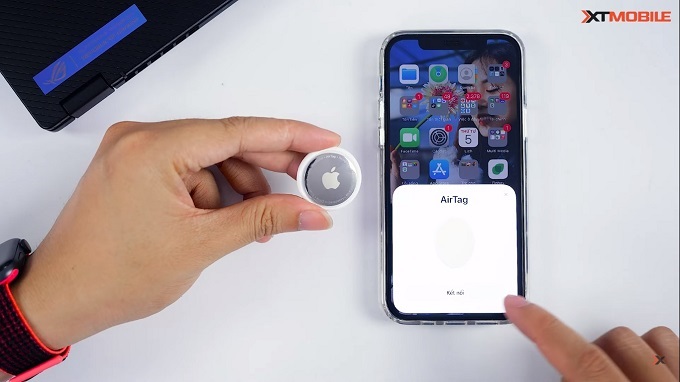 AirTag có thể kết nối dễ dàng với iPhone