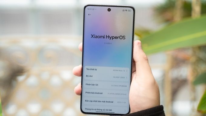 phần mềm trên Xiaomi Redmi Note 15 4G 